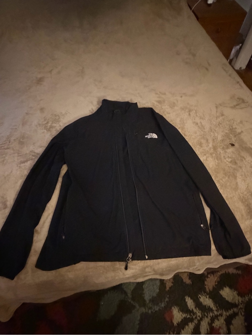 The North Face Black Full-Zip Fleece Jacket